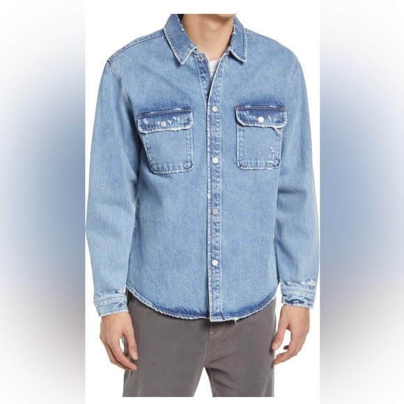 Frame Men’s denim shirt jacket - Picture 4 of 16